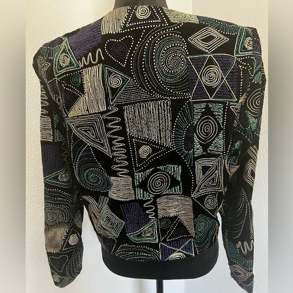 Velvet Vintage Blazer 80's-90's. Made in the U.S.A. - Picture 6 of 9